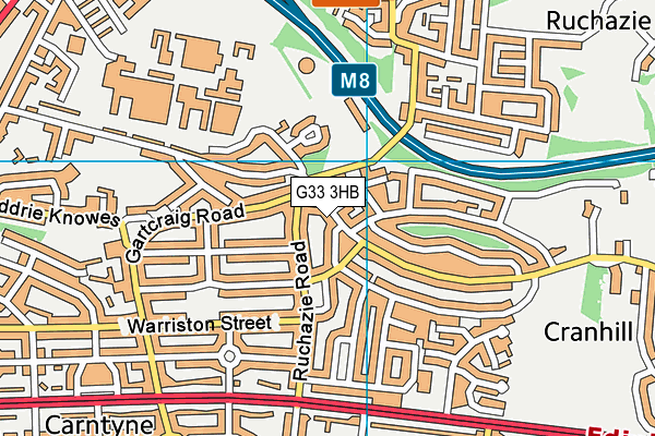 G33 3HB map - OS VectorMap District (Ordnance Survey) G33 3HB map - OS VectorMap District (Ordnance Survey)