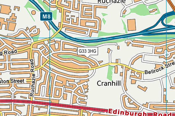 G33 3HG map - OS VectorMap District (Ordnance Survey) G33 3HG map - OS VectorMap District (Ordnance Survey)
