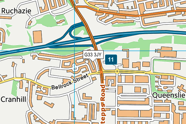 G33 3JY map - OS VectorMap District (Ordnance Survey) G33 3JY map - OS VectorMap District (Ordnance Survey)