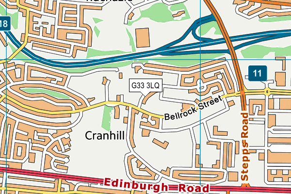 G33 3LQ map - OS VectorMap District (Ordnance Survey) G33 3LQ map - OS VectorMap District (Ordnance Survey)