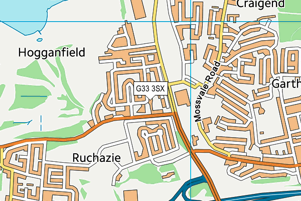 G33 3SX map - OS VectorMap District (Ordnance Survey) G33 3SX map - OS VectorMap District (Ordnance Survey)