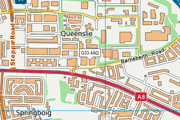 G33 4AQ map - OS VectorMap District (Ordnance Survey) G33 4AQ map - OS VectorMap District (Ordnance Survey)