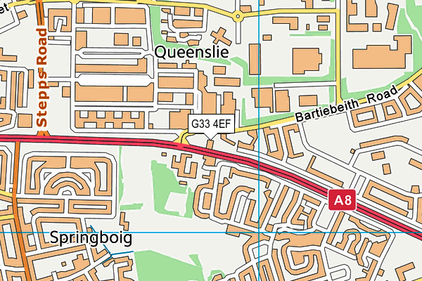 G33 4EF map - OS VectorMap District (Ordnance Survey) G33 4EF map - OS VectorMap District (Ordnance Survey)