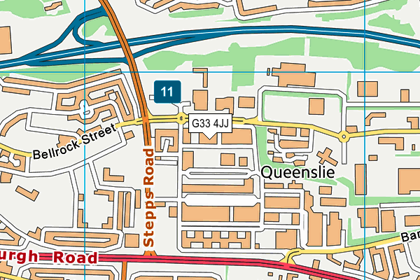 G33 4JJ map - OS VectorMap District (Ordnance Survey) G33 4JJ map - OS VectorMap District (Ordnance Survey)