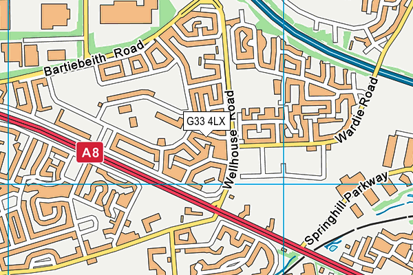 G33 4LX map - OS VectorMap District (Ordnance Survey) G33 4LX map - OS VectorMap District (Ordnance Survey)