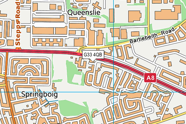 G33 4QB map - OS VectorMap District (Ordnance Survey) G33 4QB map - OS VectorMap District (Ordnance Survey)