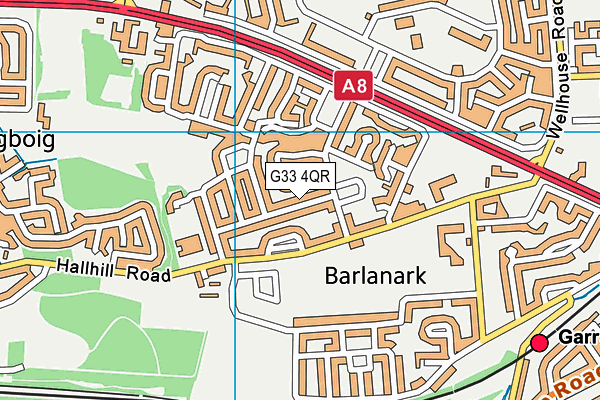 G33 4QR map - OS VectorMap District (Ordnance Survey) G33 4QR map - OS VectorMap District (Ordnance Survey)