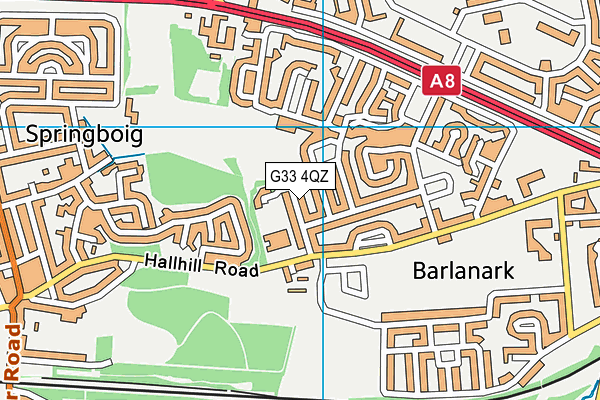 G33 4QZ map - OS VectorMap District (Ordnance Survey) G33 4QZ map - OS VectorMap District (Ordnance Survey)
