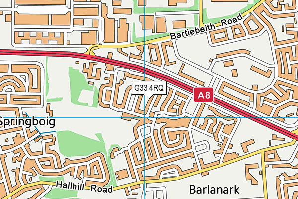G33 4RQ map - OS VectorMap District (Ordnance Survey) G33 4RQ map - OS VectorMap District (Ordnance Survey)