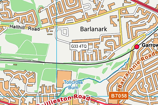G33 4TQ map - OS VectorMap District (Ordnance Survey) G33 4TQ map - OS VectorMap District (Ordnance Survey)