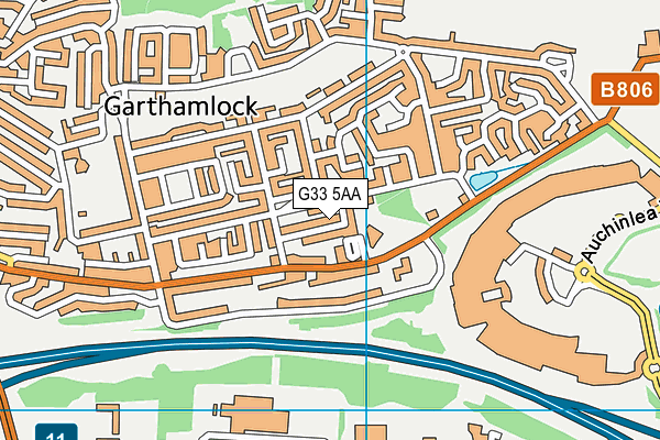 G33 5AA map - OS VectorMap District (Ordnance Survey) G33 5AA map - OS VectorMap District (Ordnance Survey)