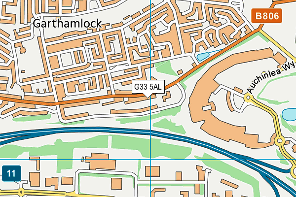 G33 5AL map - OS VectorMap District (Ordnance Survey) G33 5AL map - OS VectorMap District (Ordnance Survey)