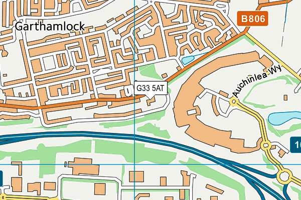 G33 5AT map - OS VectorMap District (Ordnance Survey) G33 5AT map - OS VectorMap District (Ordnance Survey)