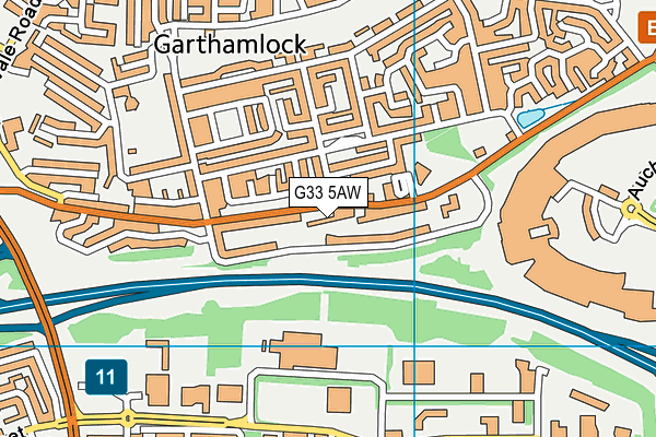 G33 5AW map - OS VectorMap District (Ordnance Survey) G33 5AW map - OS VectorMap District (Ordnance Survey)