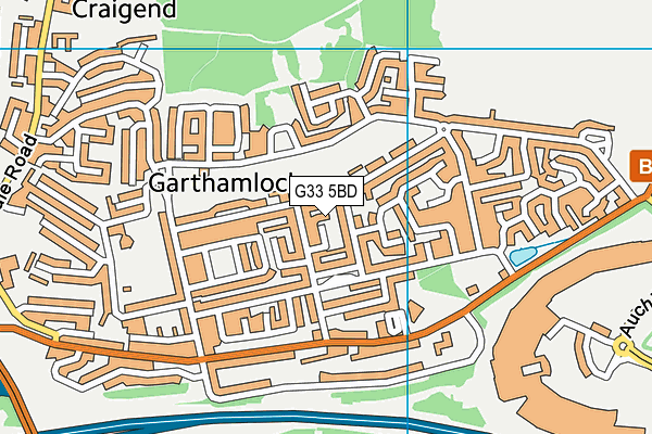 G33 5BD map - OS VectorMap District (Ordnance Survey) G33 5BD map - OS VectorMap District (Ordnance Survey)