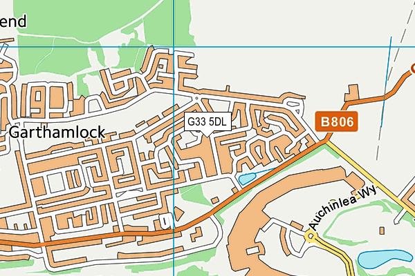 G33 5DL map - OS VectorMap District (Ordnance Survey) G33 5DL map - OS VectorMap District (Ordnance Survey)