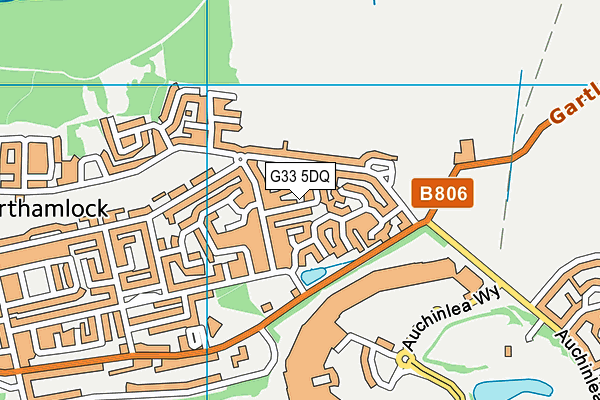 G33 5DQ map - OS VectorMap District (Ordnance Survey) G33 5DQ map - OS VectorMap District (Ordnance Survey)