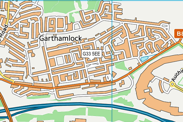 G33 5EE map - OS VectorMap District (Ordnance Survey) G33 5EE map - OS VectorMap District (Ordnance Survey)