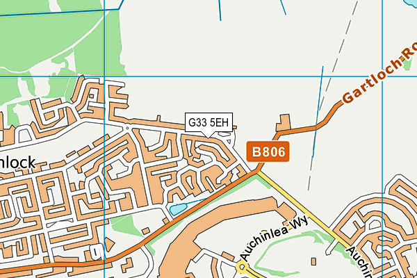 G33 5EH map - OS VectorMap District (Ordnance Survey) G33 5EH map - OS VectorMap District (Ordnance Survey)
