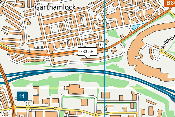 G33 5EL map - OS VectorMap District (Ordnance Survey) G33 5EL map - OS VectorMap District (Ordnance Survey)