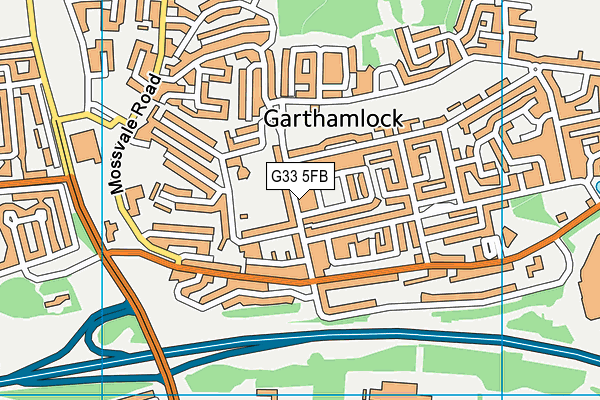 G33 5FB map - OS VectorMap District (Ordnance Survey) G33 5FB map - OS VectorMap District (Ordnance Survey)