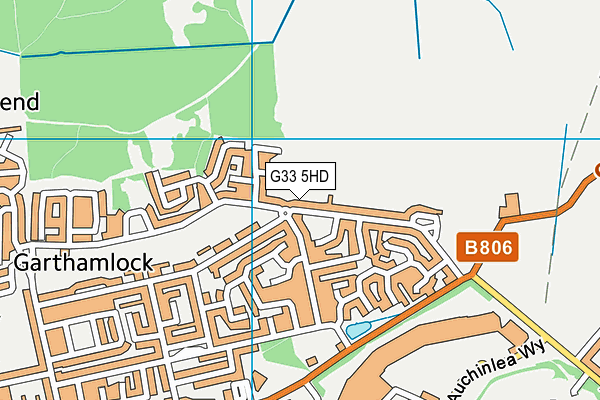 G33 5HD map - OS VectorMap District (Ordnance Survey) G33 5HD map - OS VectorMap District (Ordnance Survey)