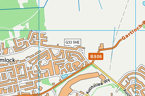 G33 5HE map - OS VectorMap District (Ordnance Survey) G33 5HE map - OS VectorMap District (Ordnance Survey)