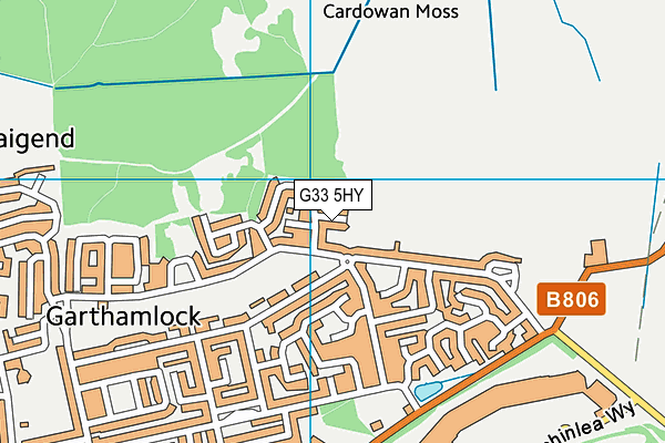 G33 5HY map - OS VectorMap District (Ordnance Survey) G33 5HY map - OS VectorMap District (Ordnance Survey)