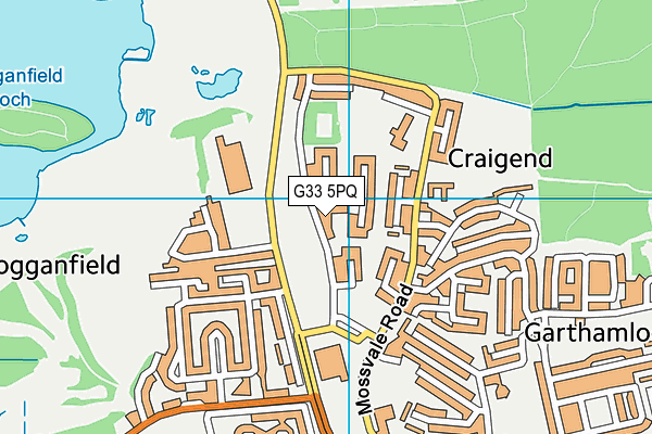 G33 5PQ map - OS VectorMap District (Ordnance Survey) G33 5PQ map - OS VectorMap District (Ordnance Survey)