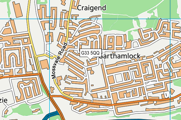 G33 5QQ map - OS VectorMap District (Ordnance Survey) G33 5QQ map - OS VectorMap District (Ordnance Survey)
