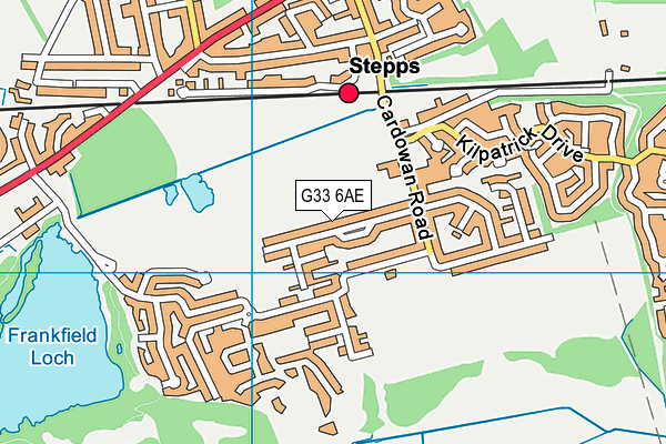 G33 6AE map - OS VectorMap District (Ordnance Survey) G33 6AE map - OS VectorMap District (Ordnance Survey)
