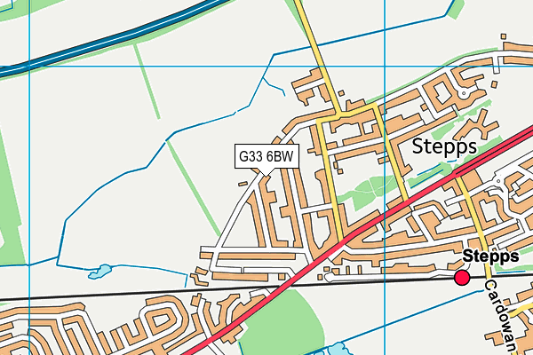 G33 6BW map - OS VectorMap District (Ordnance Survey) G33 6BW map - OS VectorMap District (Ordnance Survey)