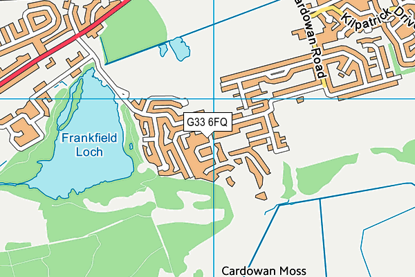 G33 6FQ map - OS VectorMap District (Ordnance Survey) G33 6FQ map - OS VectorMap District (Ordnance Survey)