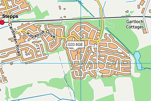 G33 6GE map - OS VectorMap District (Ordnance Survey) G33 6GE map - OS VectorMap District (Ordnance Survey)