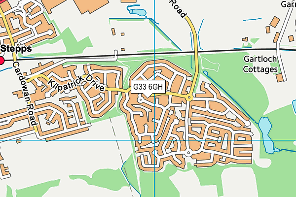 G33 6GH map - OS VectorMap District (Ordnance Survey) G33 6GH map - OS VectorMap District (Ordnance Survey)