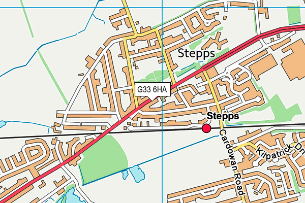 G33 6HA map - OS VectorMap District (Ordnance Survey) G33 6HA map - OS VectorMap District (Ordnance Survey)