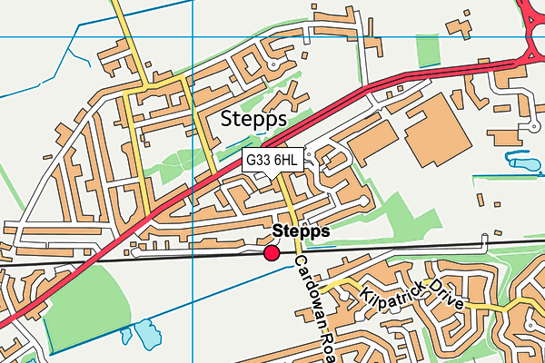 G33 6HL map - OS VectorMap District (Ordnance Survey) G33 6HL map - OS VectorMap District (Ordnance Survey)