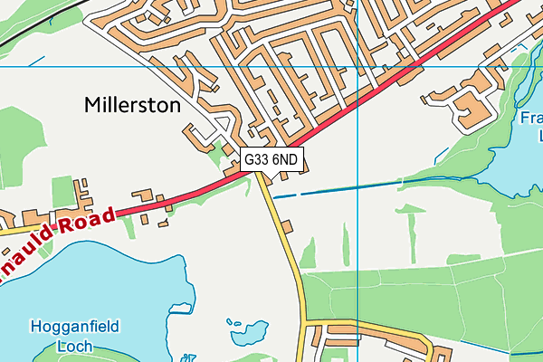 G33 6ND map - OS VectorMap District (Ordnance Survey) G33 6ND map - OS VectorMap District (Ordnance Survey)
