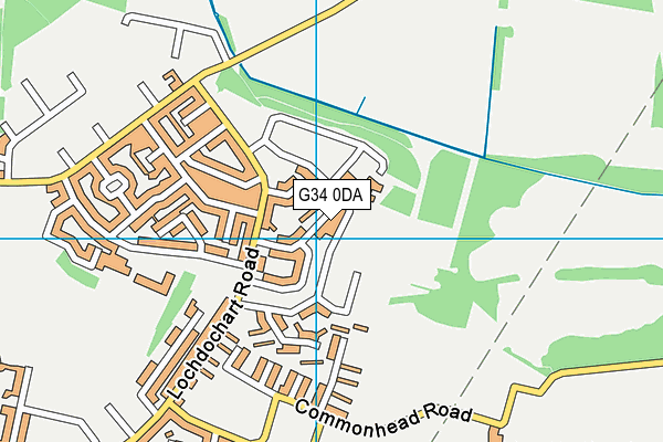 G34 0DA map - OS VectorMap District (Ordnance Survey) G34 0DA map - OS VectorMap District (Ordnance Survey)