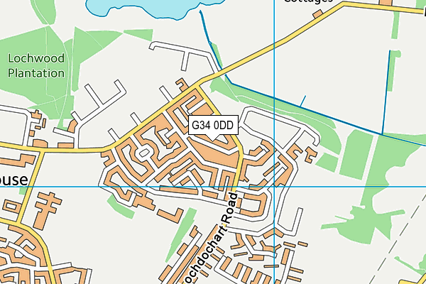 G34 0DD map - OS VectorMap District (Ordnance Survey) G34 0DD map - OS VectorMap District (Ordnance Survey)