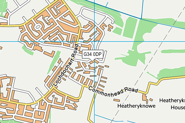 G34 0DP map - OS VectorMap District (Ordnance Survey) G34 0DP map - OS VectorMap District (Ordnance Survey)