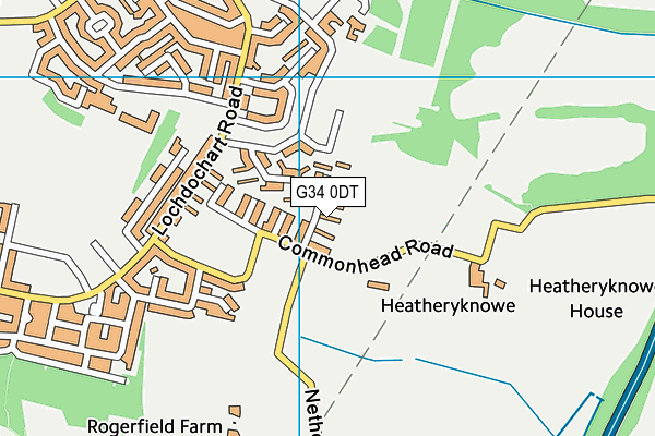 G34 0DT map - OS VectorMap District (Ordnance Survey) G34 0DT map - OS VectorMap District (Ordnance Survey)