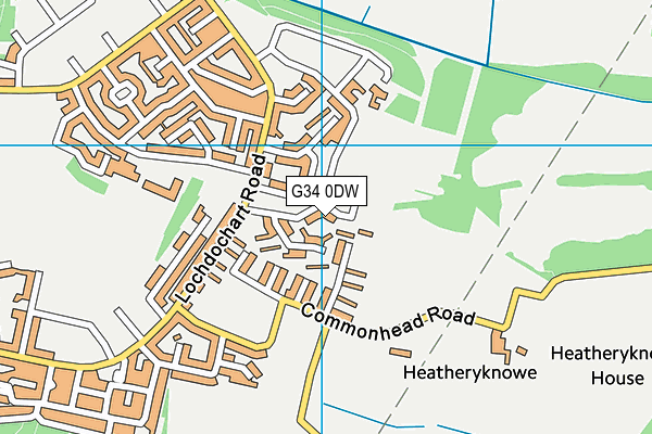 G34 0DW map - OS VectorMap District (Ordnance Survey) G34 0DW map - OS VectorMap District (Ordnance Survey)