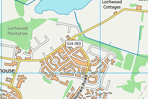 G34 0ED map - OS VectorMap District (Ordnance Survey) G34 0ED map - OS VectorMap District (Ordnance Survey)
