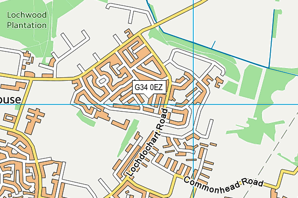 G34 0EZ map - OS VectorMap District (Ordnance Survey) G34 0EZ map - OS VectorMap District (Ordnance Survey)