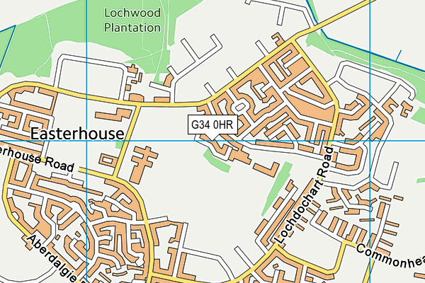 G34 0HR map - OS VectorMap District (Ordnance Survey) G34 0HR map - OS VectorMap District (Ordnance Survey)