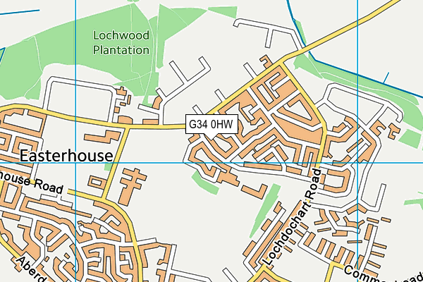G34 0HW map - OS VectorMap District (Ordnance Survey) G34 0HW map - OS VectorMap District (Ordnance Survey)