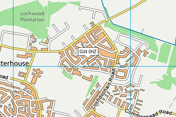 G34 0HZ map - OS VectorMap District (Ordnance Survey) G34 0HZ map - OS VectorMap District (Ordnance Survey)