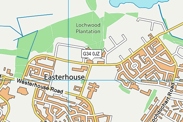 G34 0JZ map - OS VectorMap District (Ordnance Survey) G34 0JZ map - OS VectorMap District (Ordnance Survey)