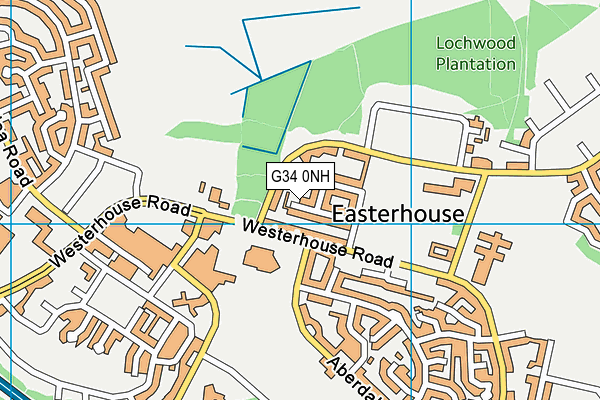 G34 0NH map - OS VectorMap District (Ordnance Survey) G34 0NH map - OS VectorMap District (Ordnance Survey)